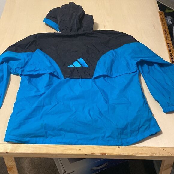 ‎Y2K Adidas running Light Windbreaker Jacker Large - Picture 4 of 6